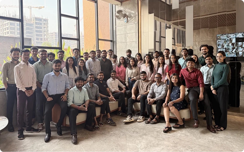 The Zluck Solutions team together at the office